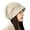 Beige, variant on Holzlrgus Knitted Beanies for Women Design Flower Beanie Beret Bonnet Skull Cap Warm Fall Winter Cap for Ski Travel Work