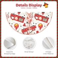thumbnail image 5 of Bingfone Christmas Tree Skirt Mat Christmas Decoration Interior 36"-Fire Truck, 5 of 8