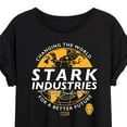 thumbnail image 3 of Marvel Iron Man - Stark Industries - Women's Oversized Graphic T-Shirt, 3 of 5