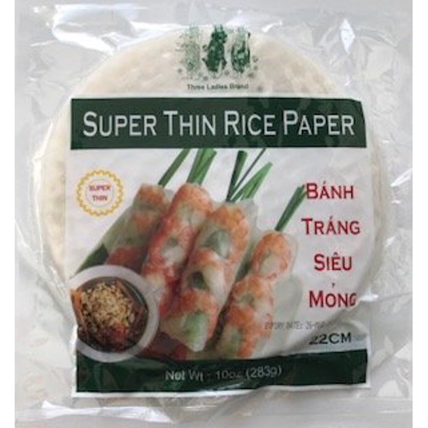 Super Thin Rice Paper Vietnamese Roll Rice Paper Round (Pack of 1