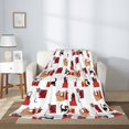 thumbnail image 2 of Sikiie Cute Cat And Christmas Gift Cozy Flannel Fleece Throw Blanket: Lightweight & Thick for All Seasons - Perfect for Women, Men, & Kids"60"x50", 2 of 6