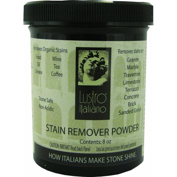 Lustro Italiano™ Stain Remover Poultice Powder DRAWS THE STAIN OUT OF THE STONE