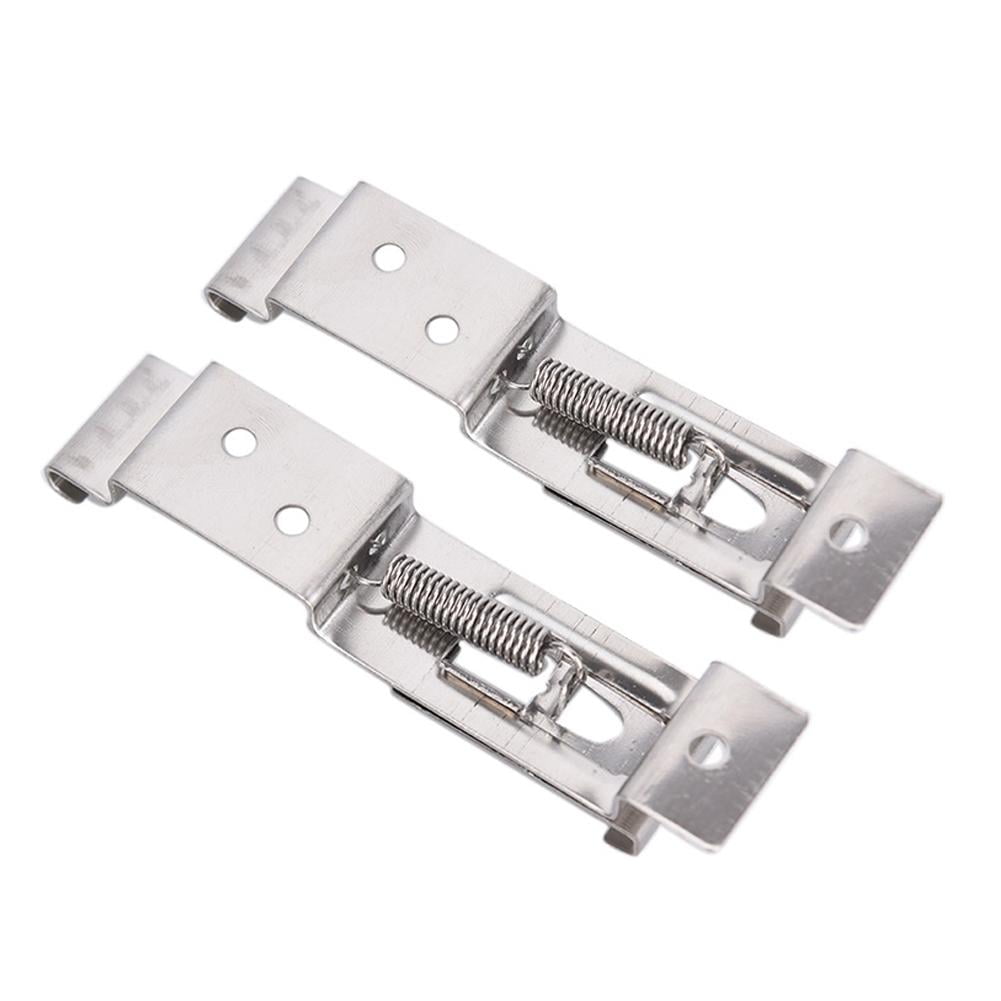 Trailer Number Plate Clips Holder Spring Loaded Stainless Steel one pair 