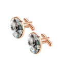 thumbnail image 2 of Koala Elegant Stainless Steel Cuff Links for Dress Shirts - or Weddings and Formal Events, 2 of 6