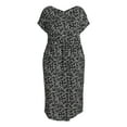 thumbnail image 3 of Terra & Sky Women's Plus Size Criss Cross Dress, 3 of 5