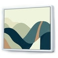 thumbnail image 3 of Designart 'Landscape With Hills Abstract Geometric Art' Modern Framed Canvas Wall Art Print, 3 of 5