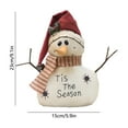 thumbnail image 3 of AuroraX Cute Christmas Decoration Bohemian Decorative Cloth Plush Toy Neutral Hat Snowman for Party,Xmas Gifts Decor,Kid, 3 of 6