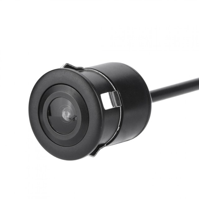 Injueey 170 grados gran angular CCD con cable impermeable Mini Color cámara PAL para coche Cables de audio/vídeo