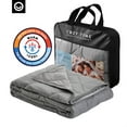 thumbnail image 1 of Cozy Tyme Binta 2 in 1 Warm & Cool Weighted Blanket - 8 Pound 48"x 72" Grey, 1 of 10