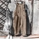 thumbnail image 1 of Mono de rayas con tirantes y pantalones de pierna ancha para mujer de estilo europeo y americano, 1 of 6