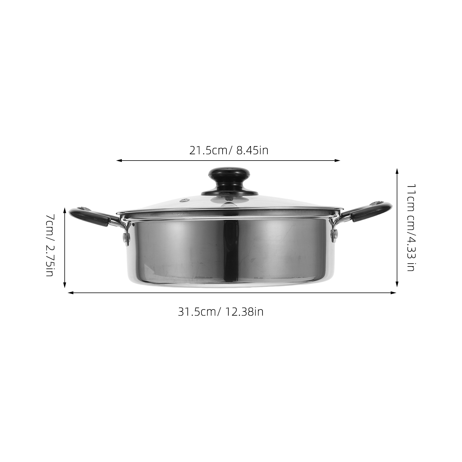 Homoyoyo Stainless Steel Steamer Pot - Multi-Functional Cooker for Even Steam Cooking and Healthy Meal Preparation