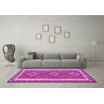 thumbnail image 3 of Ahgly Company Indoor Rectangle Oriental Purple Traditional Area Rugs, 7' x 10', 3 of 4