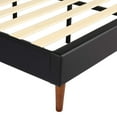 thumbnail image 5 of VECELO Upholstered Platform Bed Frame Mattress Foundation/Strong Wood Slat Support, Black, King Size, 5 of 8