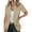 Khaki, variant on MAWCLOS Women Business Jackets Button Blazers Solid Color Cardigan Jacket Casual Autumn Plain Coat Black 2XL