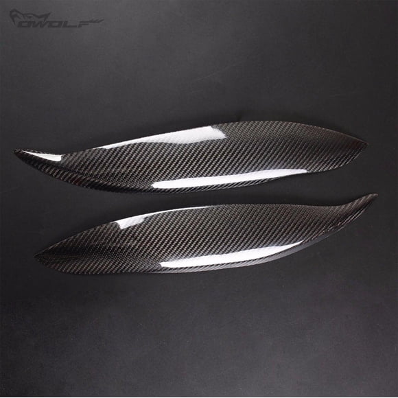 Carbon Fiber Headlight Eyebrow Eyelid for Honda for Civic EK EK9 JDM SPORT 1999 2000