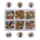 thumbnail image 1 of Dijes de esqueleto 3D para uñas, dijes de aleación para decoración de uñas de Halloween, calavera con diamantes de imitación, joyería para decoración de uñas, 4, 1 of 5
