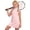 Z24-Pink, variant on YUEHUA Girls Tennis Golf Dress Sleeveless Athletic Half Zipper Outfits Built-in Bra Pickleball Sleeveless Athletic Dress Workout Aged 4-14Year