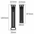 thumbnail image 4 of Correa de reloj de silicona para Amazfit Cor Midong Band A1702 (negro), 4 of 6