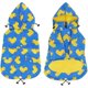 thumbnail image 5 of Chubasquero de doble capa con cremallera y capucha para perros pequeños a grandes, patos, rosa, XL, 5 of 7