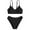 Black, variant on GYRATEDREAM Girl's 2 Piece Swimsuit Sport High Waist Teen Kids Bikini Set Bathing Suit Swimwear for 8-14 Years
