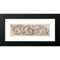 thumbnail image 2 of Jean Le Pautre 14x7 Black Modern Framed Museum Art Print Titled - Frieze with Acanthus Scrolls and a Man Fighting a Lion (17th Century), 2 of 5