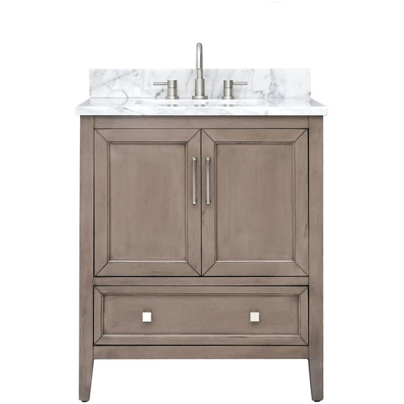Avanity Everette-Vs31-Wd-C Everette 30" Single Basin Vanity Set - MultiColor