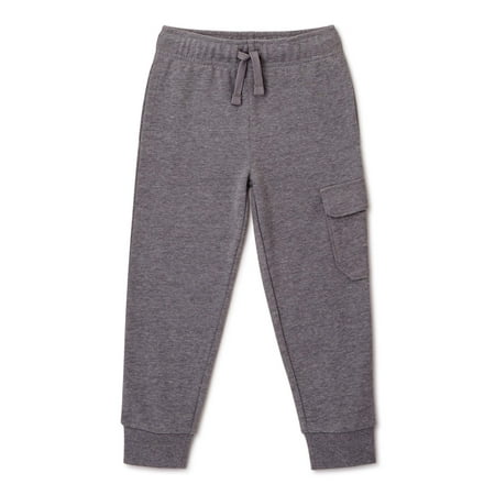 365 Kids by Garanimals Boys Solid Cargo Joggers, Sizes 4-10