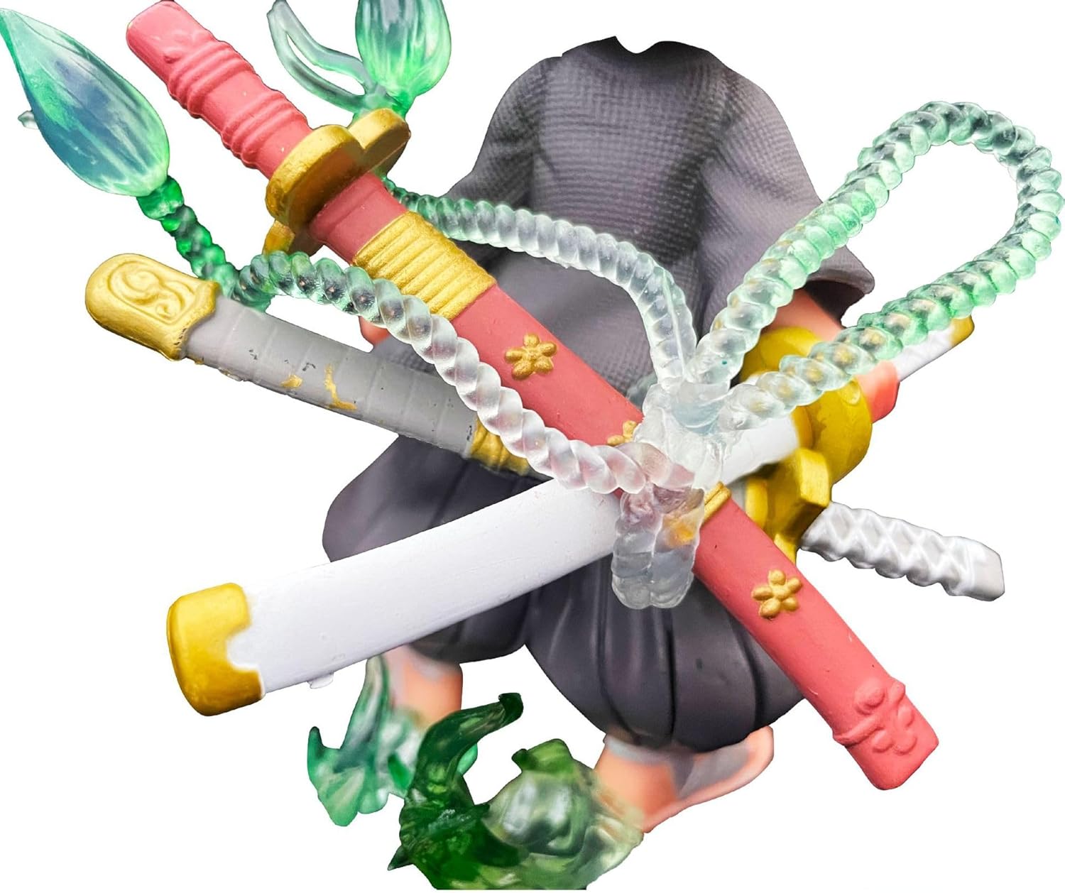 Newly Zoro Figure Q Version Sauron Roronoa Zoro Figures 15cm/5.9inch Handmade Figure Desktop Ornaments PVC Action Statue Model Figure