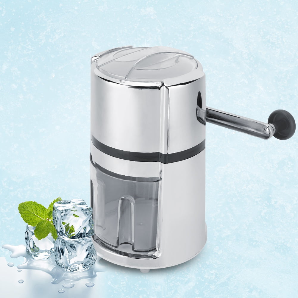 Round Hand Crank Manual Ice Crusher Ice Shaver Kitchen Tools Household Manual Ice Crusher