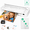 White, variant on Crenova A3 Laminator Machine, 13-inch Hot and Cold Laminator, with 5 Laminating Sheets for A3, A4, A5, and A6 Sizes, Corner Rounder