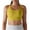 Yellow, variant on ZyeKqe Womens Sports Seamless Scoop Neck Yoga Bras Criss Corss Back Liftup Lightweight Quick Dry Workout Gym Running Bras