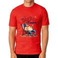 thumbnail image 2 of Dadbod And Freedom Men's Patriotic Festive Fourth of July Parody Funny T-Shirt, 2 of 5