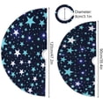 thumbnail image 3 of FMSHPON Galaxy Star Xmas Christmas Tree Skirt Stand Mat for Holiday Party Decoration Indoor Outdoor 48 inches, 3 of 6