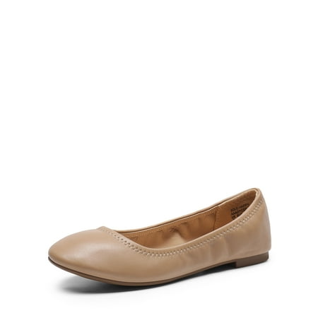 

DREAM PAIRS Women s Round Toe Ballet Flats Slip On Comfortable Ballerina Walking Flats Shoes NUDE Size 10