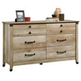 thumbnail image 6 of Sauder Carson Forge 6 Drawer Dresser, Lintel Oak Finish, 6 of 11