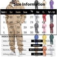 thumbnail image 3 of Men Full Zip Hoodie Tracksuit Set Soft Thick Fleece Sweatsuit Matching Jogger Outfit 2026 Fall Winter Relaxed Set Yellow L, 3 of 7
