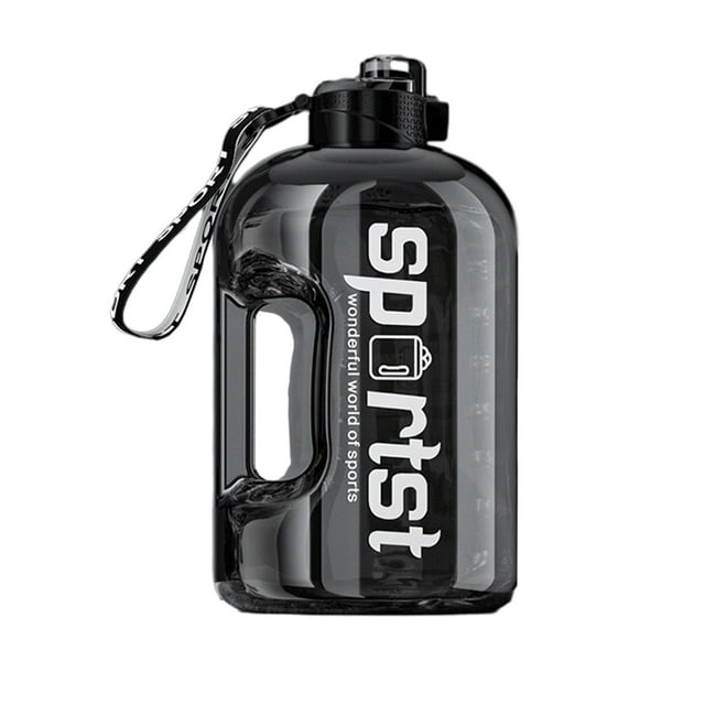 Meitianfacai Large Capacity Water Bottle 1.32 Gallon Water Bottle BPA Free Ideal for Gym, Portable Big Water of Jug, Reusable Sports Bottle for Men Women,Black