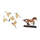 thumbnail image 5 of Escultura de pájaro de madera para decoración de pared, figura de caballo de resina, adorno de animal, estatua coleccionable, ideal para regalar en la, 5 of 8
