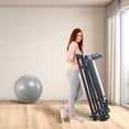 thumbnail image 5 of BalanceFrom Foldable Pilates Reformer Machine with Adjustable Heights & Jump Board, Black, 5 of 7