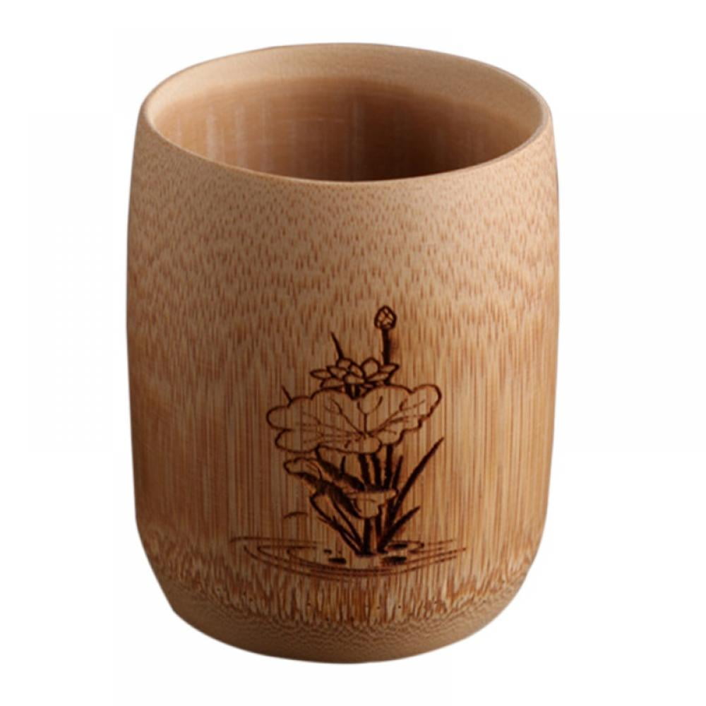 JSZY Handmade Wooden Coffee Cup Tea Cups Bamboo Drinking Wood Mug 260m –  jszy2022