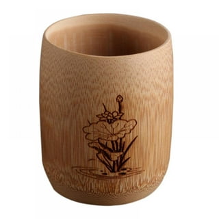 PARACITY Glass Coffee Mugs Set of 2 with Bamboo Lid