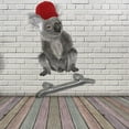 thumbnail image 3 of Phillip, Jamie 12x12 Black Modern Framed Museum Art Print Titled - Kick Flip Koala, 3 of 5