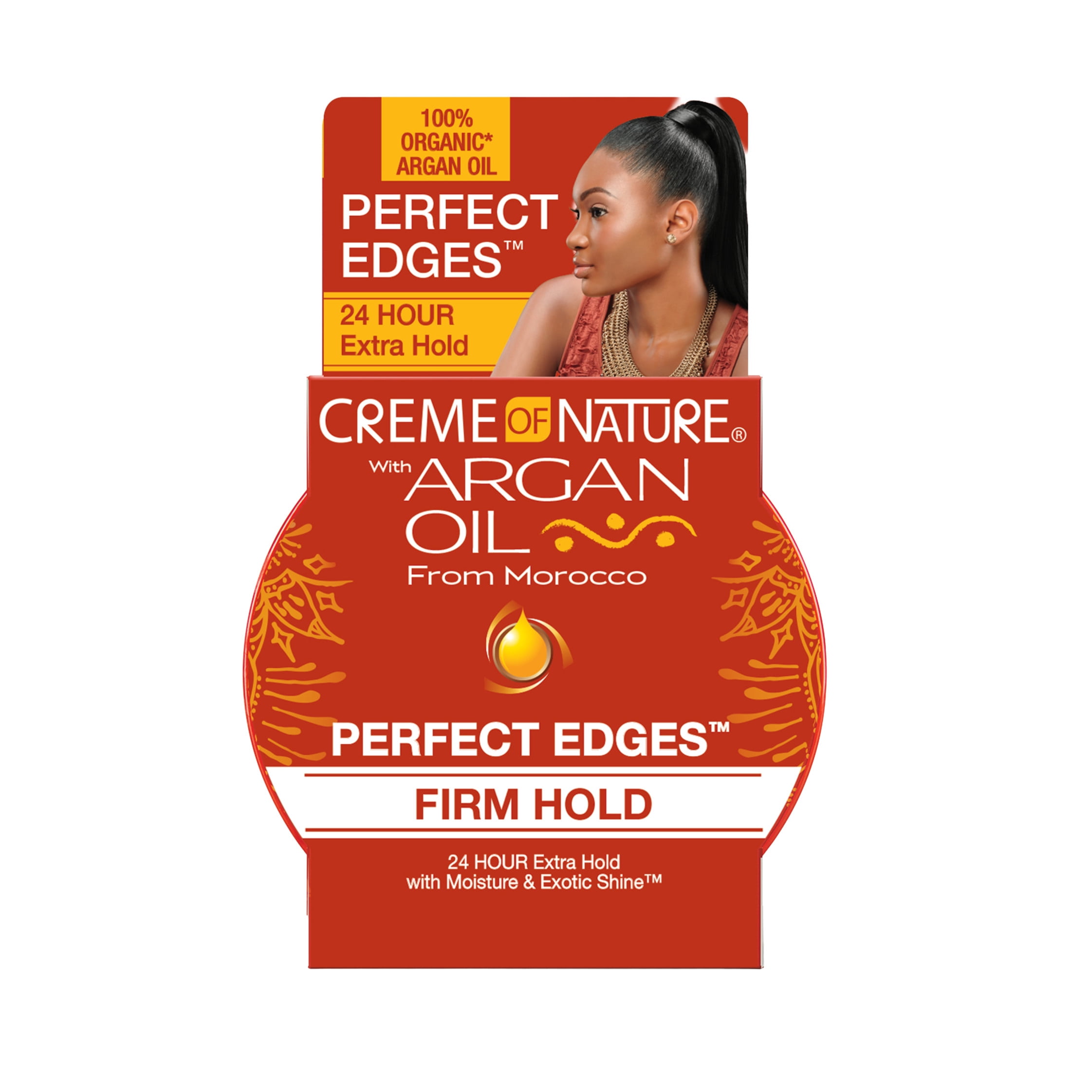 (2 pack) Creme of Nature Perfect Edges™ Firm Hold Edge Control with Argan Oil, 2.25 oz