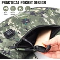 thumbnail image 3 of Camo Heated Hand Warmer Pouch, Tactical Portable Hunting Hand Warmer Pouch Rechargeable for Ice Fishing Hiking Camping Football Golf Winter Cold Weather Outdoor Activity$$Sport & Recreation Other, 3 of 6