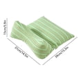 thumbnail image 3 of Multifunctional Triangular Neck and Lower Back Support Pillow, Natural Buckwheat Filling, Breathable Linen Cover, Removable Washable Case, 39x37x8 cm, Beige/Navy/Mint Green, 3 of 6