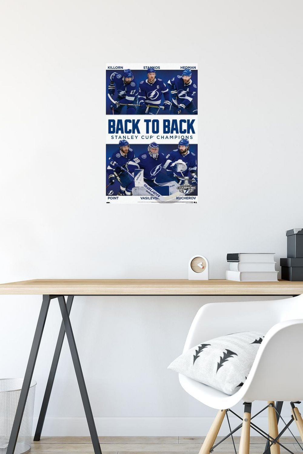 NHL Tampa Bay Lightning - 2021 NHL Stanley Cup Champions Wall Poster
