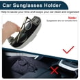 thumbnail image 4 of Estuche para Gafas de Sol Unique Bargains para Mini Cooper F56 3-Puertas 2014-2018, Soporte para Gafas de Sol ABS Gris 1 Juego, 4 of 7