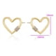 thumbnail image 2 of Finos Aretes Corazón Con Swarovski Oro Lam 14k Estuche, 2 of 7