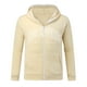 thumbnail image 3 of Gibobby Sudadera de cierre hombre Sudadera con capucha para hombre con cierre completa(Beige,M), 3 of 5
