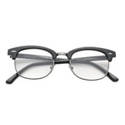 Classic Half Frame Clear Lens Glasses Non Prescription Eyeglasses for Men & for Women
